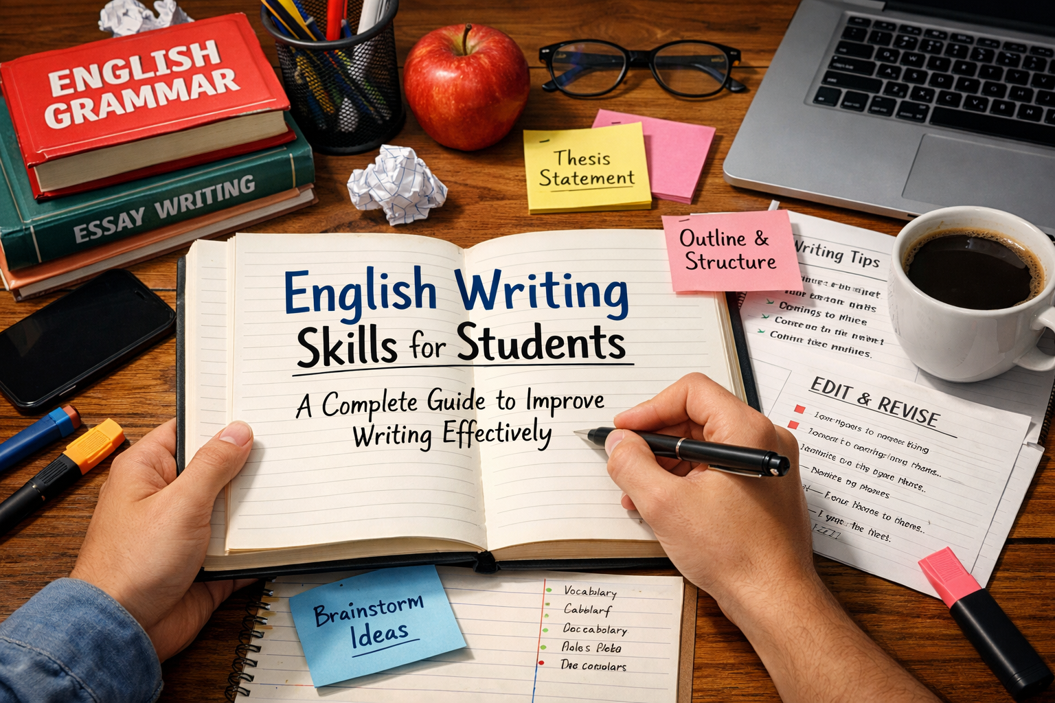 English Writing Skills for Students: A Complete Guide to Improvise Writing Effectively
